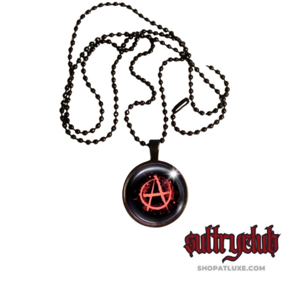 Anarchy Symbol Necklace (Several Styles) - Picture 11 of 16